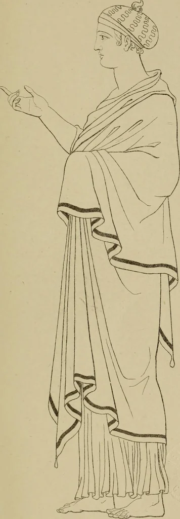 An illustration from The costume of the ancients, 1875, leaf 134