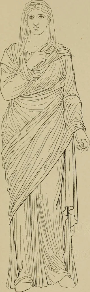 An illustration from The costume of the ancients, 1875, leaf 136