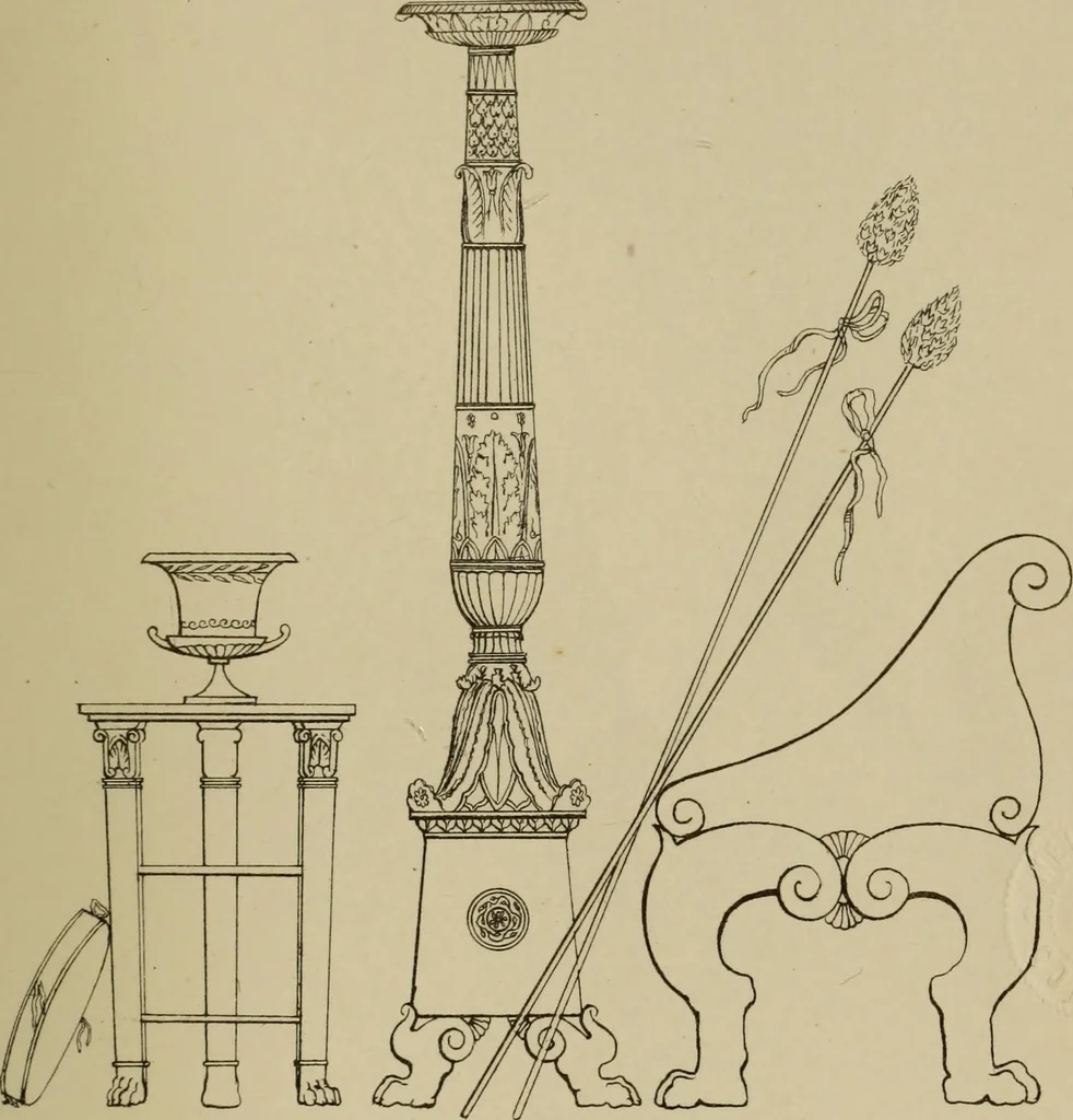 An illustration from The costume of the ancients, 1875, leaf 138