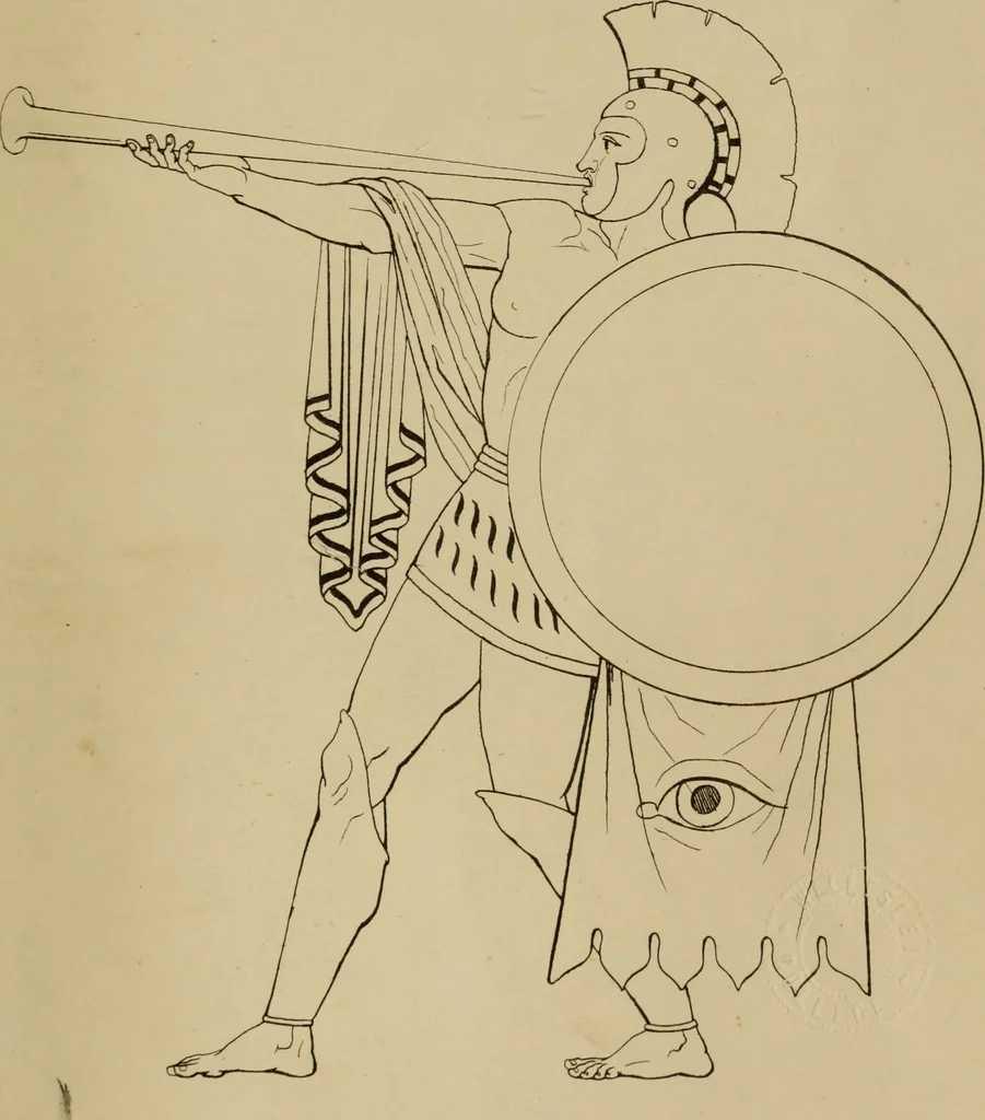 An illustration from The costume of the ancients, 1875, leaf 14