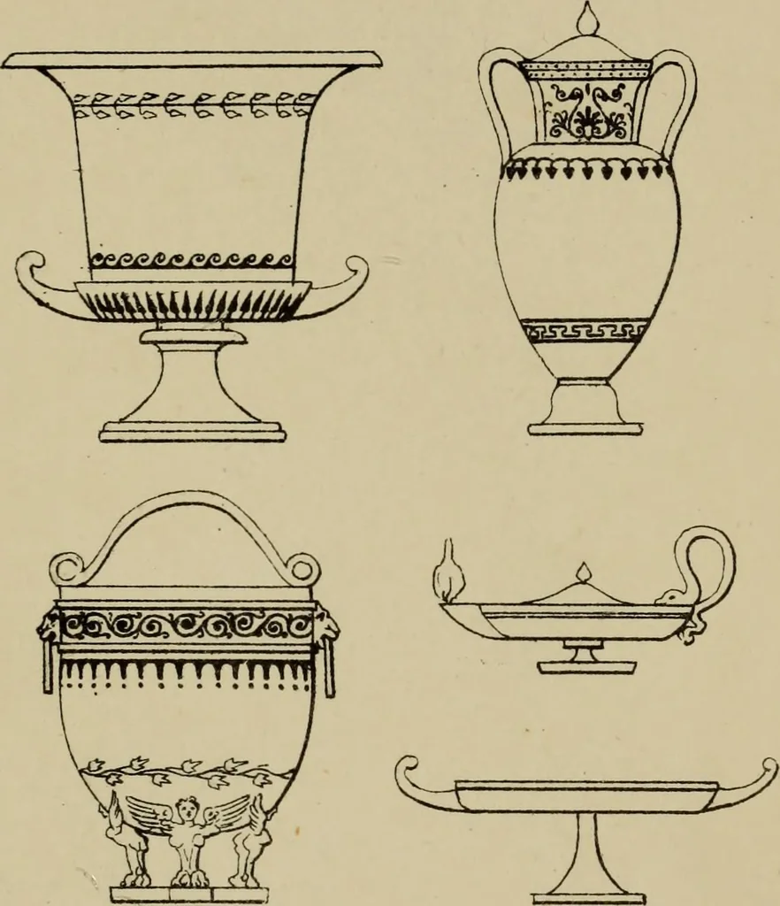 An illustration from The costume of the ancients, 1875, leaf 144