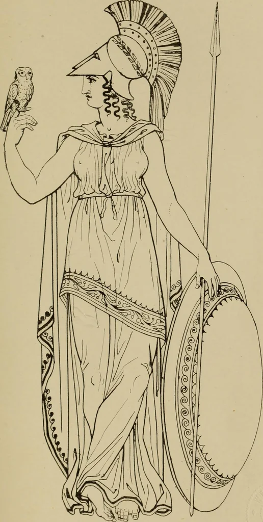 An illustration from The costume of the ancients, 1875, leaf 18