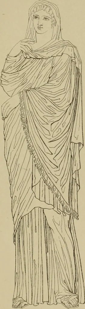 An illustration from The costume of the ancients, 1875, leaf 182