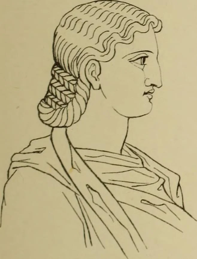 An illustration from The costume of the ancients, 1875, leaf 184