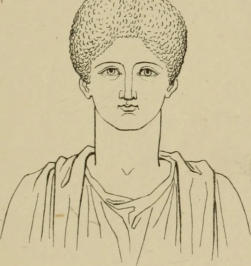An illustration from The costume of the ancients, 1875, leaf 184
