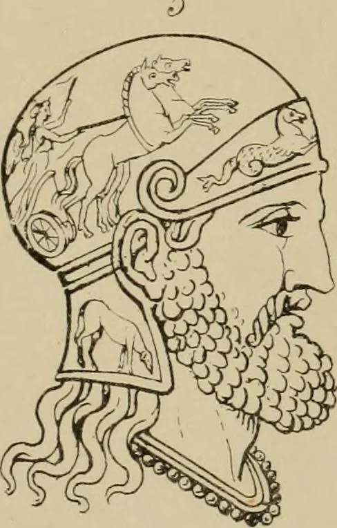 An illustration from The costume of the ancients, 1875, leaf 20