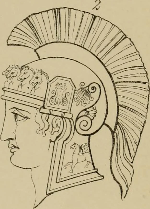 An illustration from The costume of the ancients, 1875, leaf 20