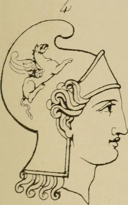 An illustration from The costume of the ancients, 1875, leaf 20