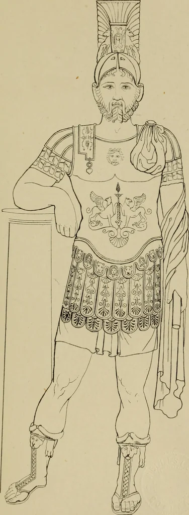 An illustration from The costume of the ancients, 1875, leaf 214