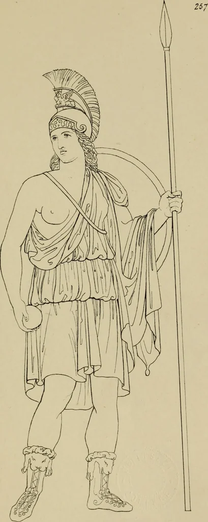 An illustration from The costume of the ancients, 1875, leaf 216