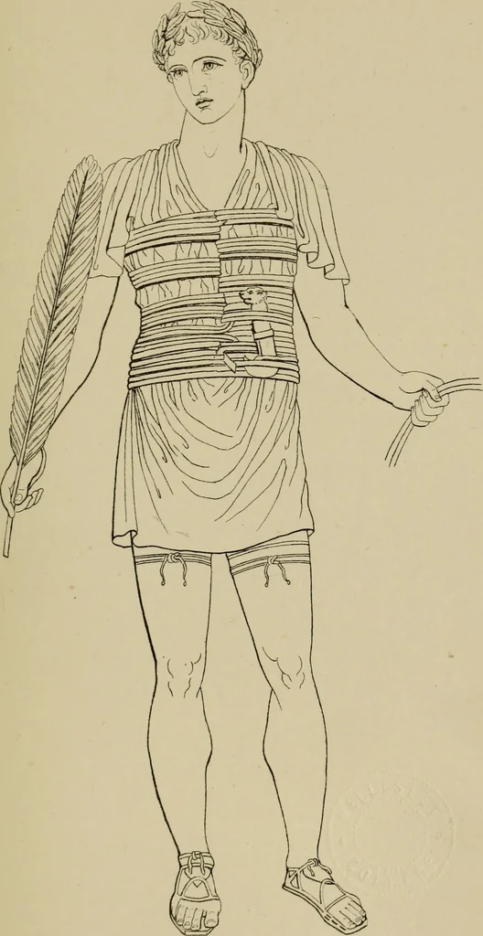 An illustration from The costume of the ancients, 1875, leaf 226