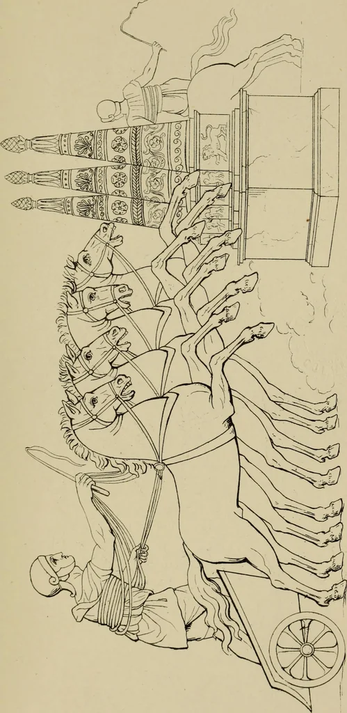 An illustration from The costume of the ancients, 1875, leaf 230