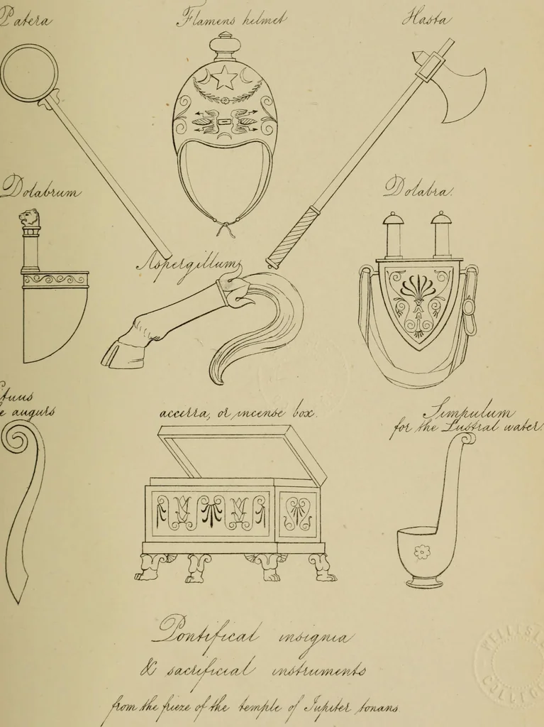 An illustration from The costume of the ancients, 1875, leaf 234