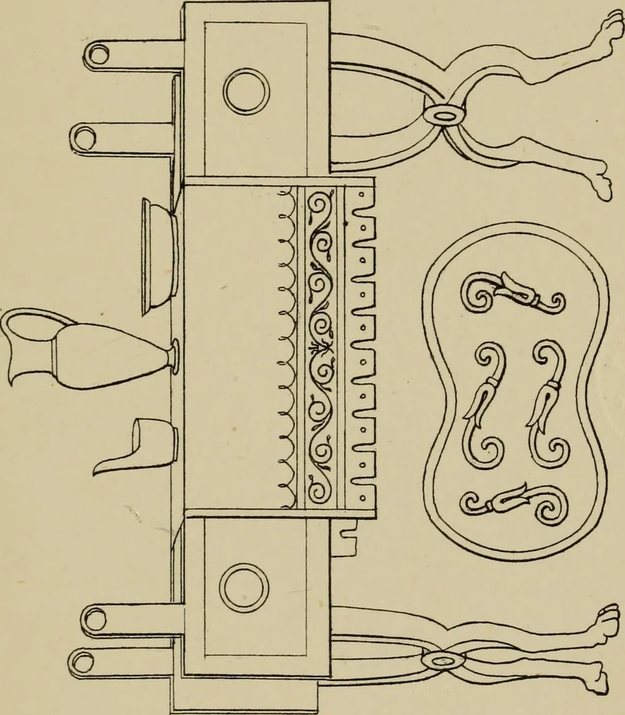 An illustration from The costume of the ancients, 1875, leaf 240