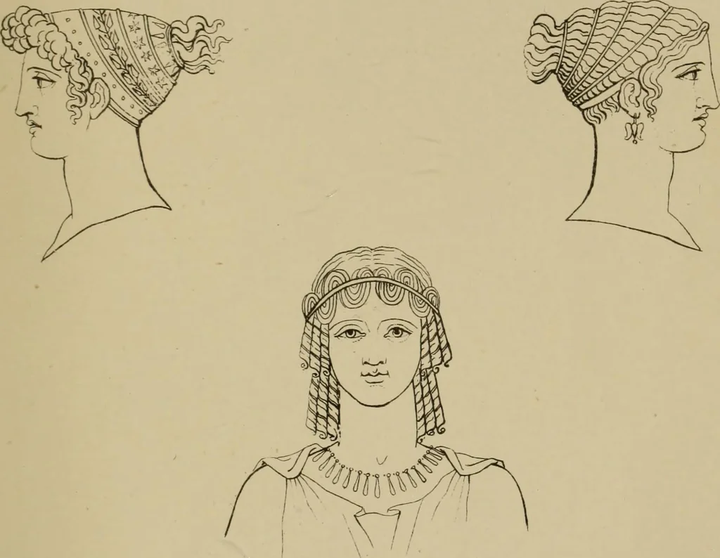An illustration from The costume of the ancients, 1875, leaf 26