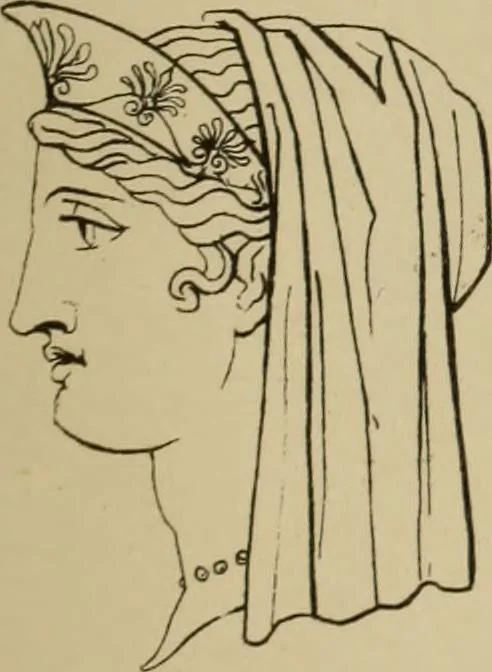 An illustration from The costume of the ancients, 1875, leaf 26