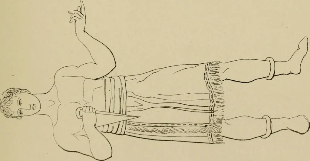 An illustration from The costume of the ancients, 1875, leaf 266
