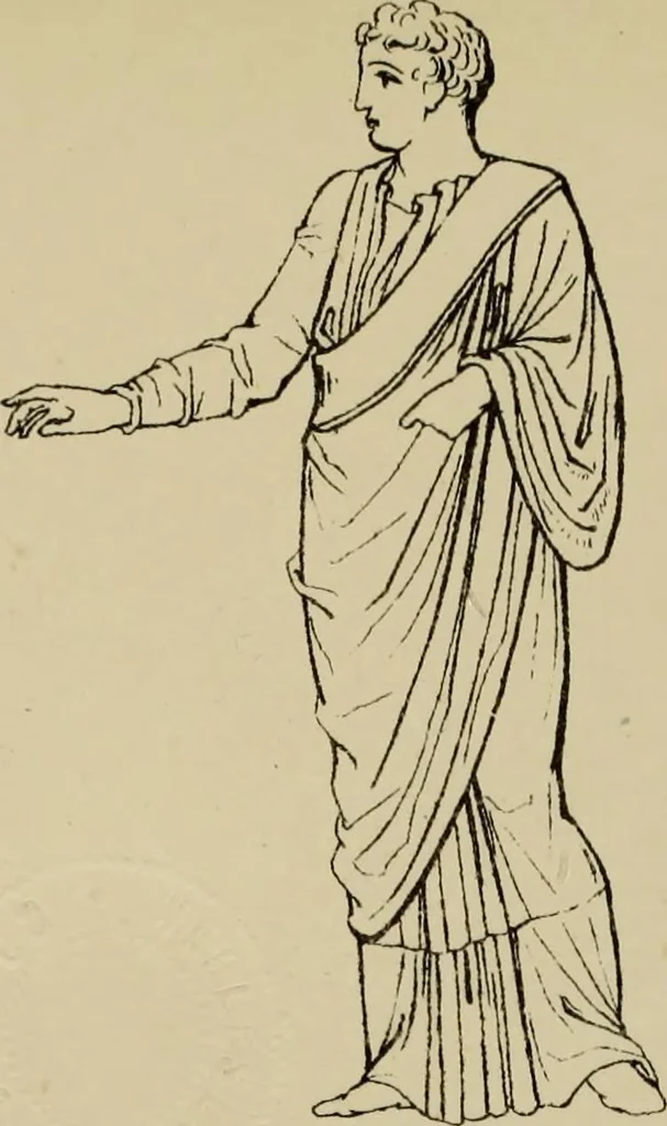 An illustration from The costume of the ancients, 1875, leaf 270