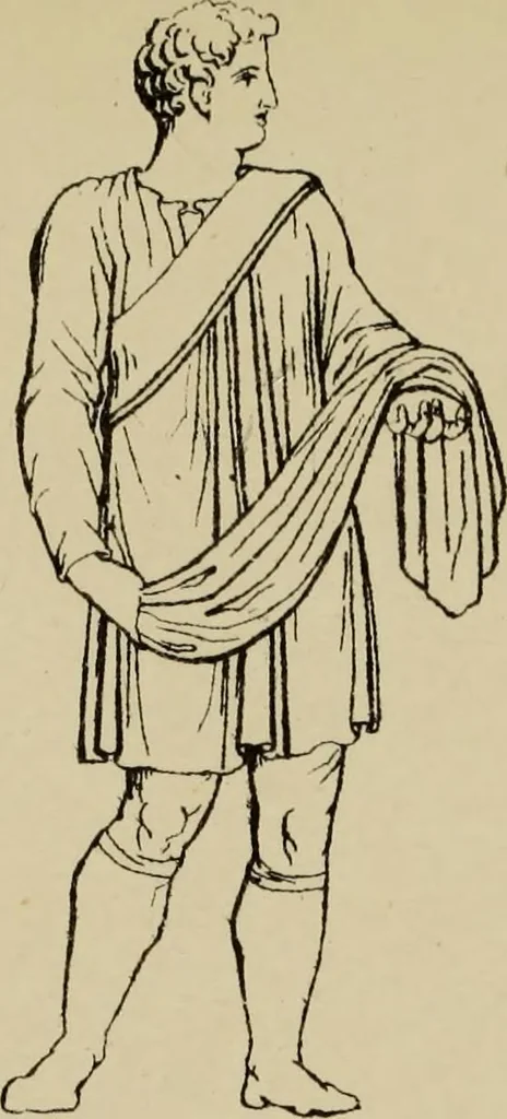 An illustration from The costume of the ancients, 1875, leaf 270