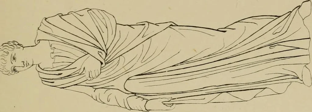 An illustration from The costume of the ancients, 1875, leaf 272