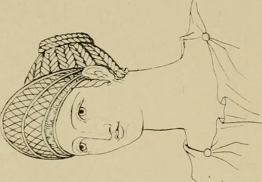 An illustration from The costume of the ancients, 1875, leaf 274
