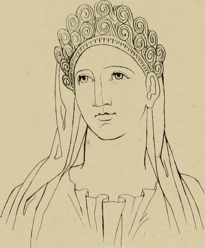 An illustration from The costume of the ancients, 1875, leaf 274