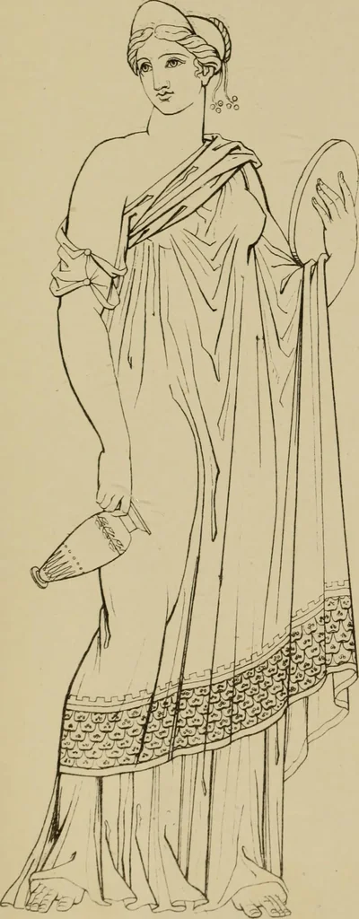 An illustration from The costume of the ancients, 1875, leaf 28