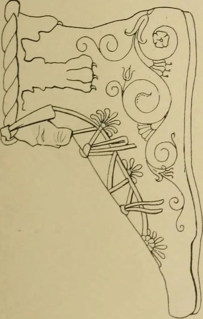An illustration from The costume of the ancients, 1875, leaf 282