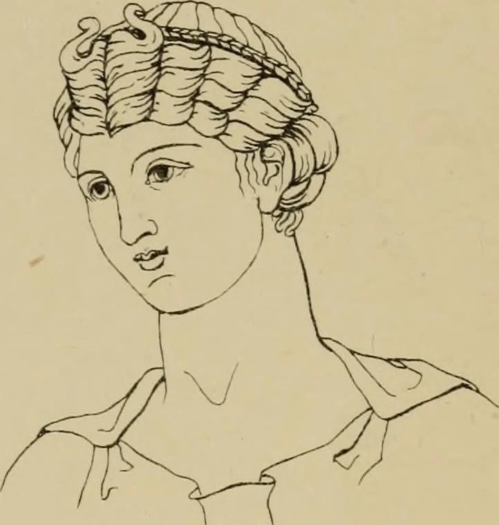 An illustration from The costume of the ancients, 1875, leaf 34