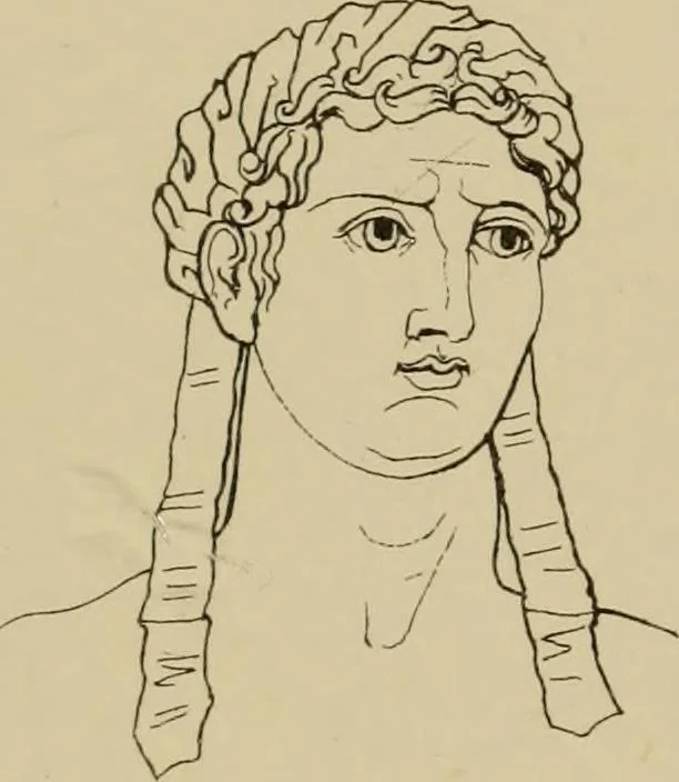 An illustration from The costume of the ancients, 1875, leaf 34