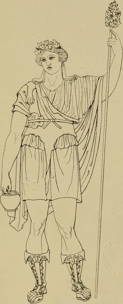 An illustration from The costume of the ancients, 1875, leaf 36