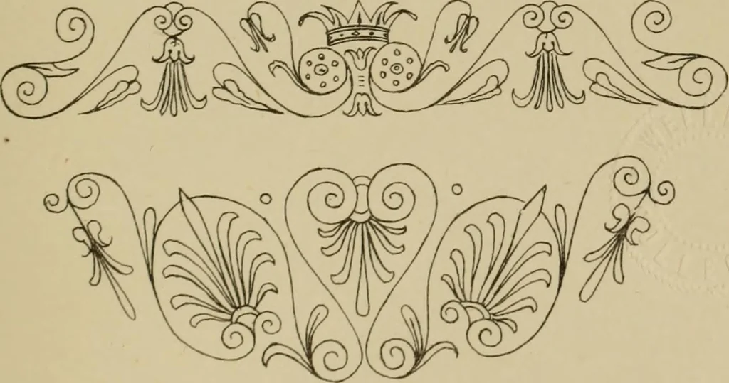 An illustration from The costume of the ancients, 1875, leaf 38