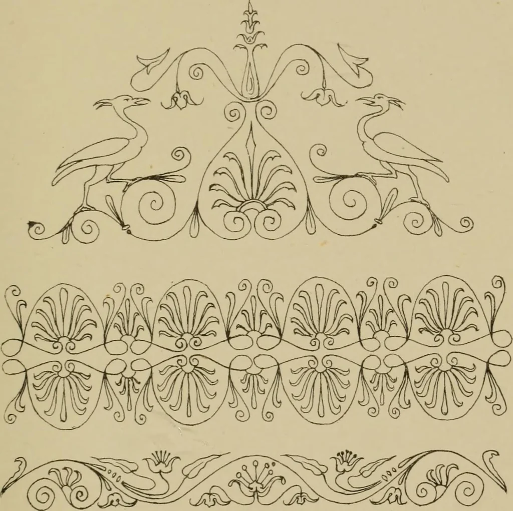 An illustration from The costume of the ancients, 1875, leaf 38