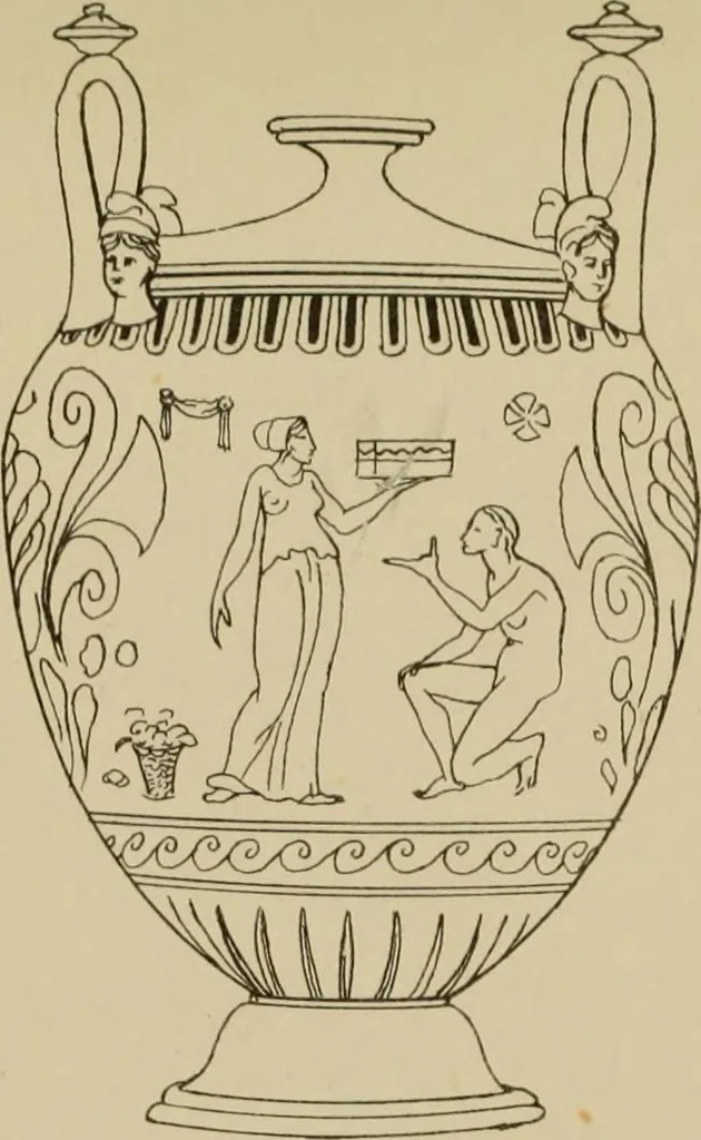 An illustration from The costume of the ancients, 1875, leaf 40