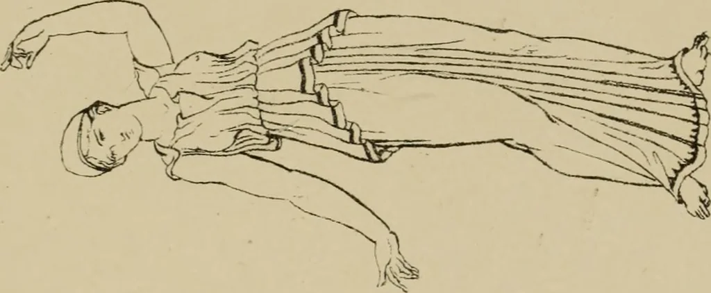 An illustration from The costume of the ancients, 1875, leaf 42