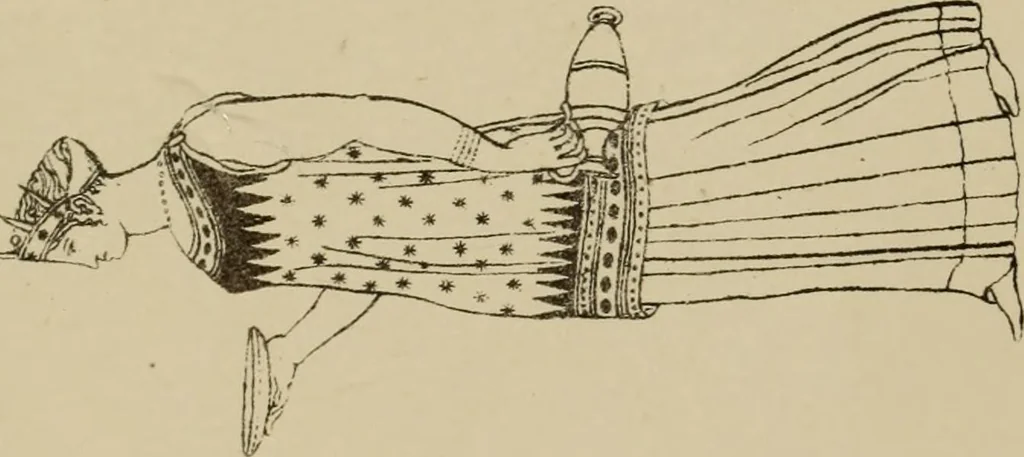 An illustration from The costume of the ancients, 1875, leaf 42