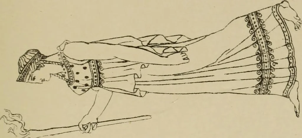 An illustration from The costume of the ancients, 1875, leaf 44