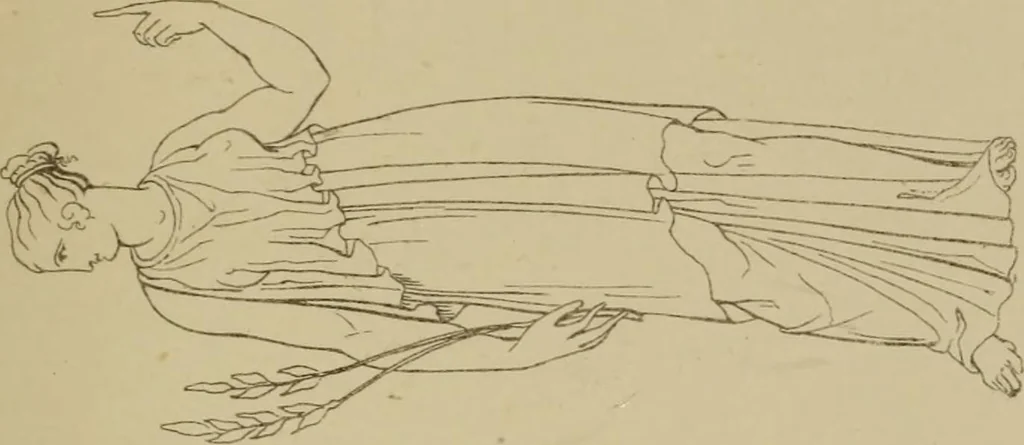 An illustration from The costume of the ancients, 1875, leaf 48