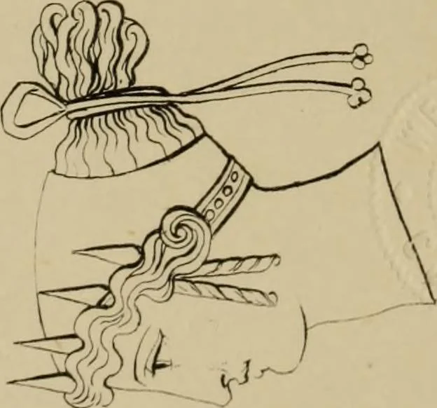 An illustration from The costume of the ancients, 1875, leaf 50