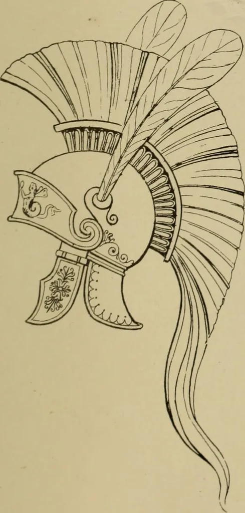 An illustration from The costume of the ancients, 1875, leaf 56