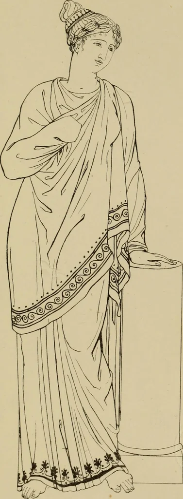 An illustration from The costume of the ancients, 1875, leaf 60