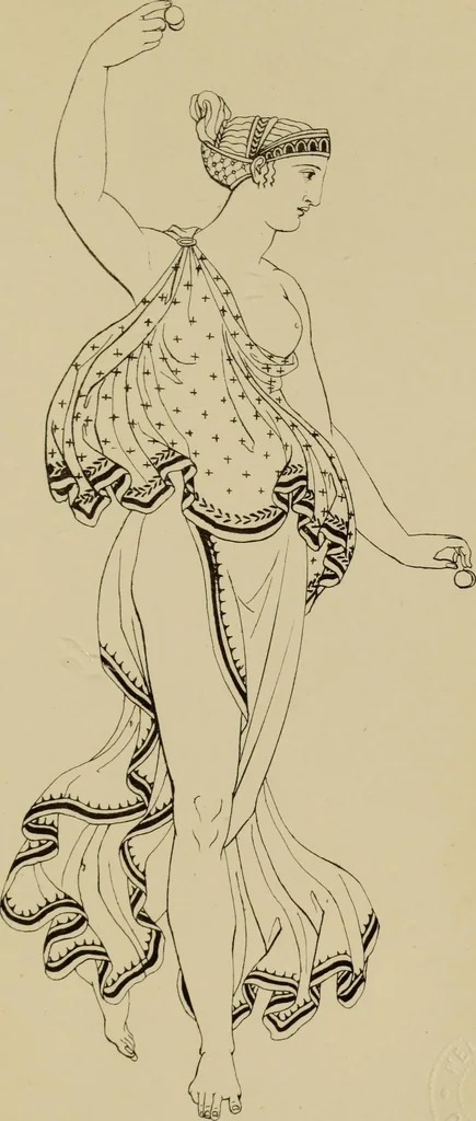 An illustration from The costume of the ancients, 1875, leaf 62