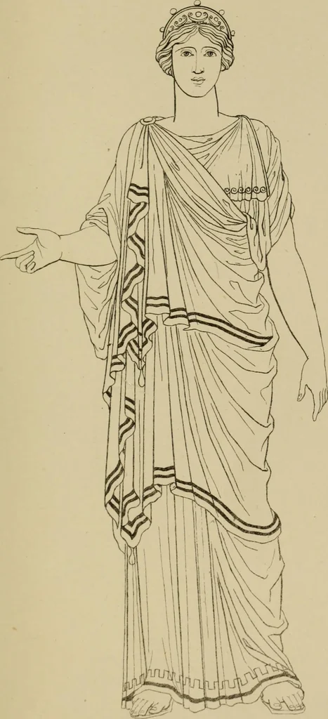 An illustration from The costume of the ancients, 1875, leaf 64