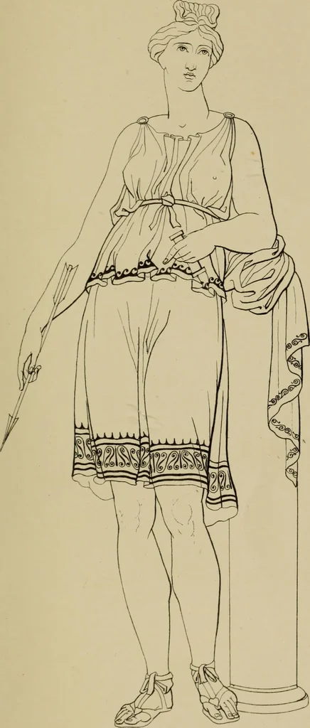 An illustration from The costume of the ancients, 1875, leaf 68