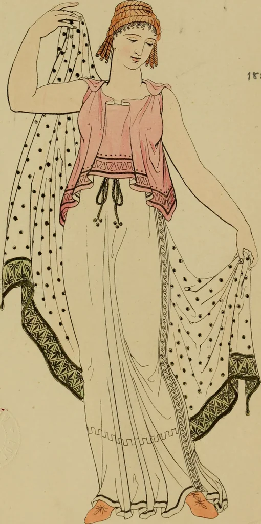 An illustration from The costume of the ancients, 1875, leaf 72