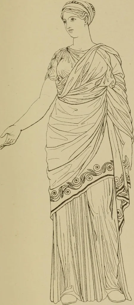 An illustration from The costume of the ancients, 1875, leaf 74
