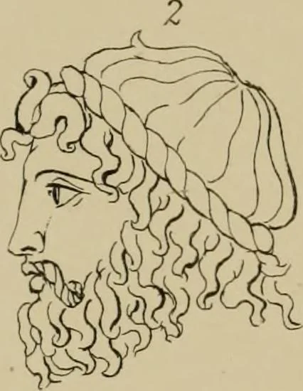 An illustration from The costume of the ancients, 1875, leaf 76