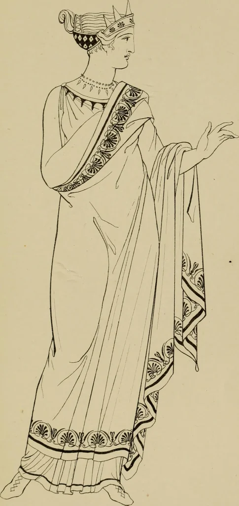 An illustration from The costume of the ancients, 1875, leaf 78