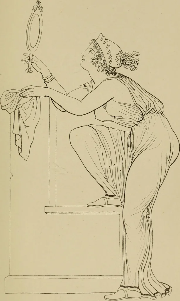 An illustration from The costume of the ancients, 1875, leaf 80