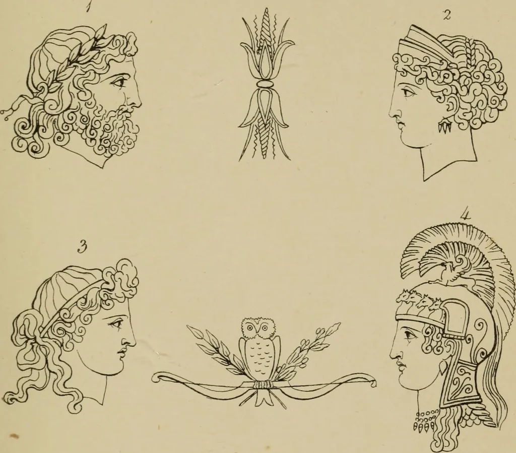 An illustration from The costume of the ancients, 1875, leaf 84